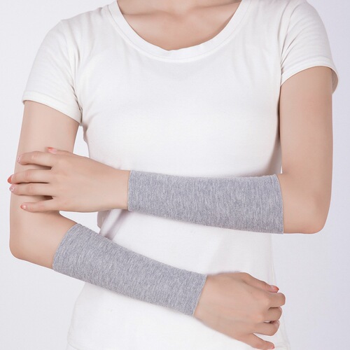 Modal wrist and elbow protection for men and women in spring and summer, thin arm protection against cold, warm and breathable joint wiping, sweat protection and wrist protection for sports