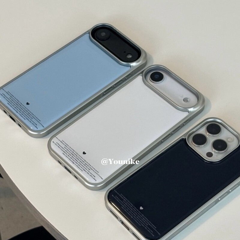 Korean Ins Style Autumn and Winter Retro Pure Color Couple Simple and Suitable for Iphone17Air/17Promax Protective Case