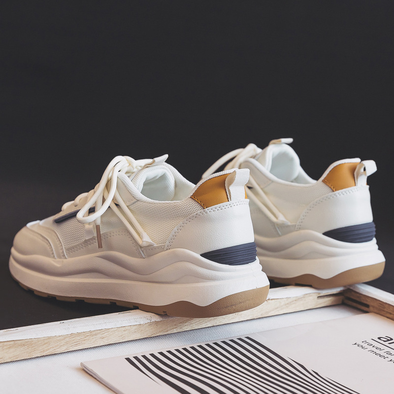 Forrest Gump schoenen voor dames 2023 nieuwe lente nieuwe ademende mesh sportstijl witte schoenen ins trend groothandel_voghion.com