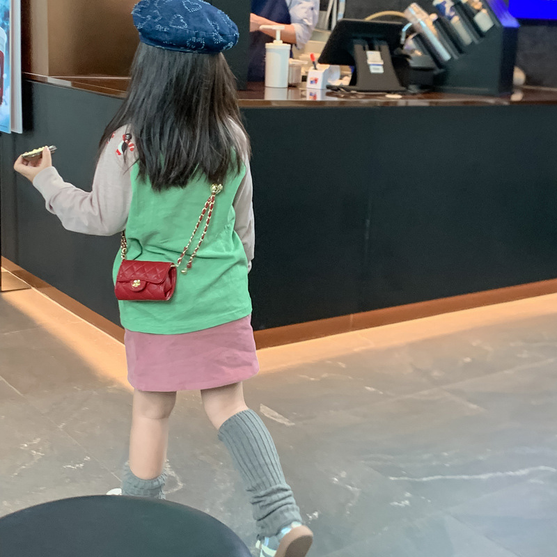 2025 nuevo mini mini viento transfronterizo para padres e hijos globo dorado accesorios bolsos de lápiz labial bolsos de mujer