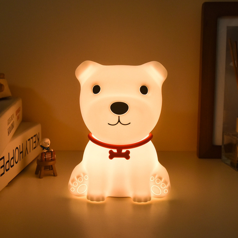 Lámpara de noche de doble propósito de silicona transfronteriza dormitorio infantil de cabecera de cama de alto nivel luz suave protección de ojos luz de atmósfera