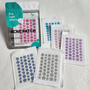 Cross-border color star hydrocolloid acne patch repair desalination acne acne shiny peas patch to improve acne muscle water