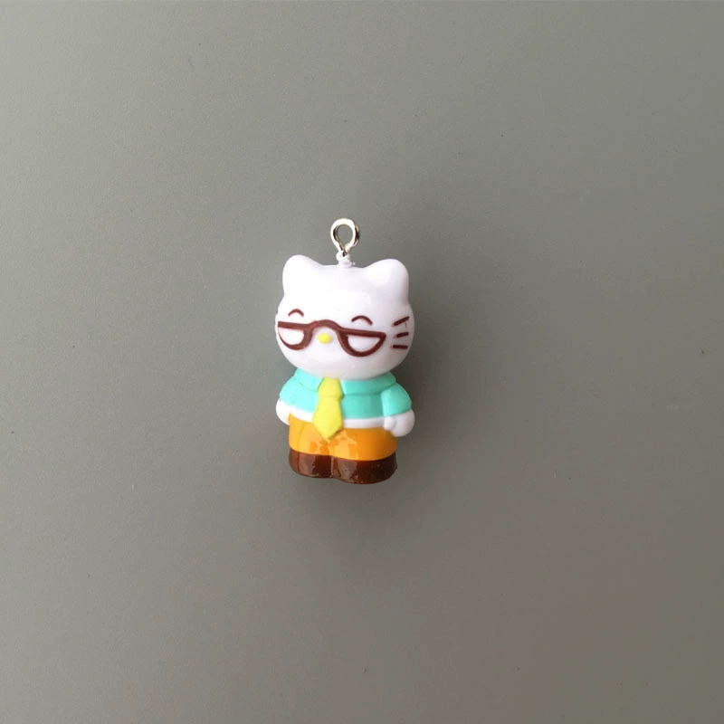 Hello Kitty, маленькая мини-фигура, подвеска, handmade