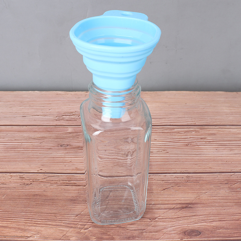 Botella para condimentos de pimienta y sal, caja para condimentos de chile y comino, frasco transparente de vidrio para condimentos de barbacoa, recipiente para condimentos, tarro para especias.