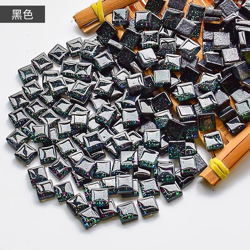 200克diy多元闪粉马赛克集合水晶自由石玻璃儿童手工材料颗粒|undefined