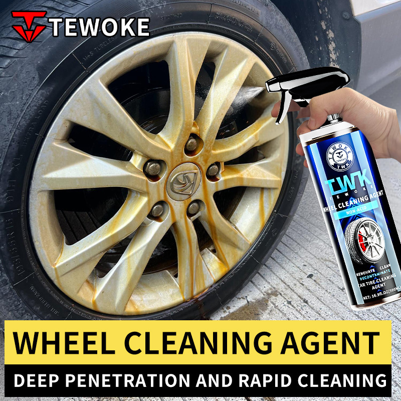 Cross-border special for automobile wheel cleaner, tire aluminum alloy steel rim remover, decontamination, rust removal, oxidation cleaning