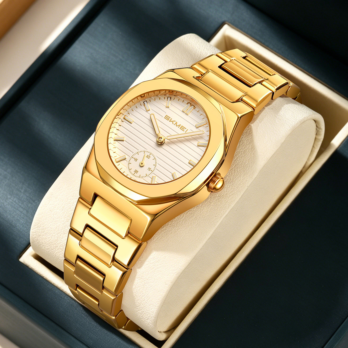 Gold Shell Silver Face