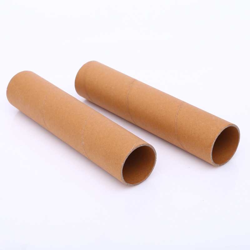 厂家现货牛皮纸筒圆形加厚硬纸管批发快递打包装裱LED灯包 装纸筒
