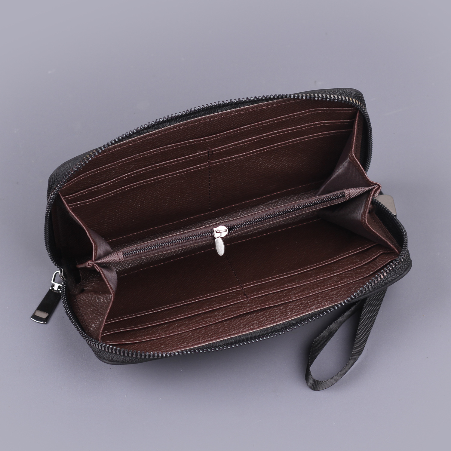 Bolso de mano para hombres bolso de muñeca nuevo bolso de mano para hombres bolso de mano para hombres larga billetera con cremallera gran capacidad al por mayor