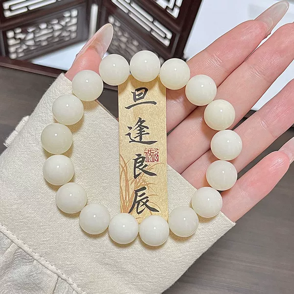Bodhi rosary, round beads