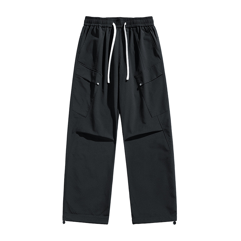 2026 nuevo hombre estilo americano marca de moda pantalones paracaidistas primavera y otoño al aire libre sueltos pantalones casuales deportivos multifuncionales para hombres image 6