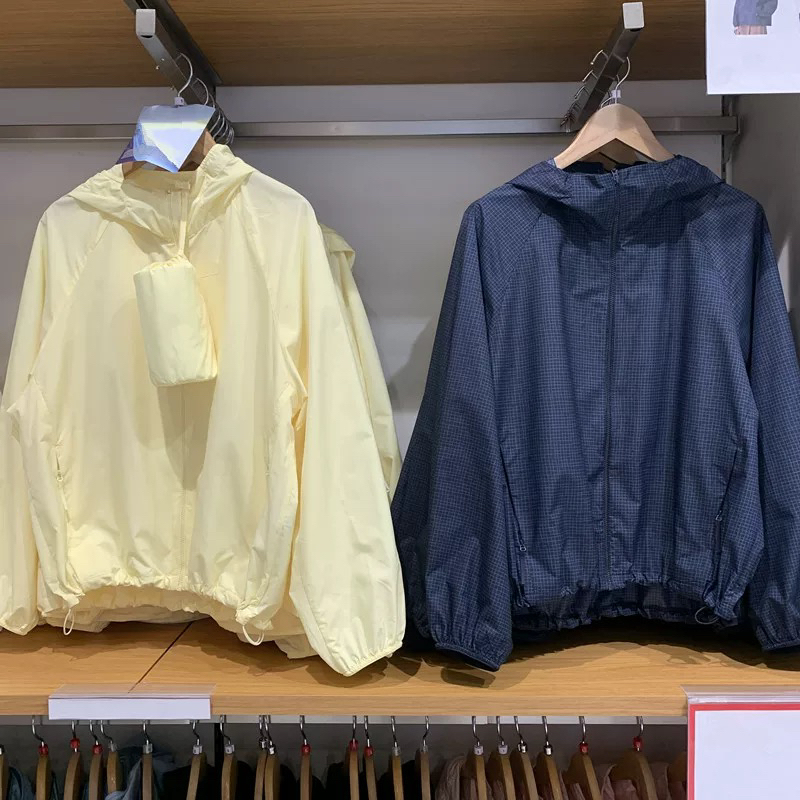 Japanese Single Women's Anti-UV Hooded Jacket Waterproof Lightweight Breathable Sunscreen 2025 New 474175