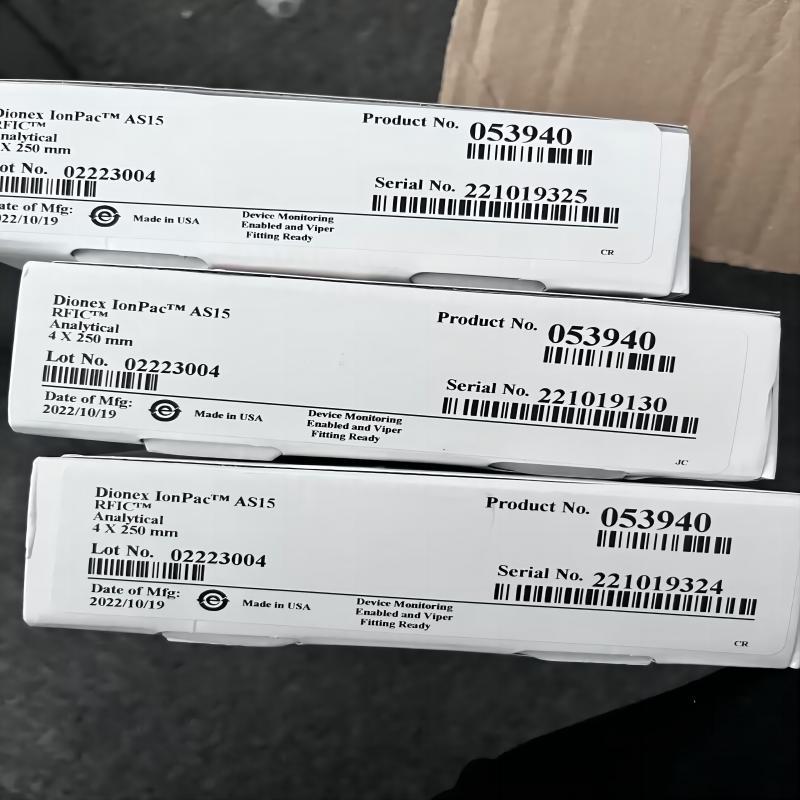 053940 赛默飞AS15阴离子分析柱 4X250MM 用于大定量环进样器