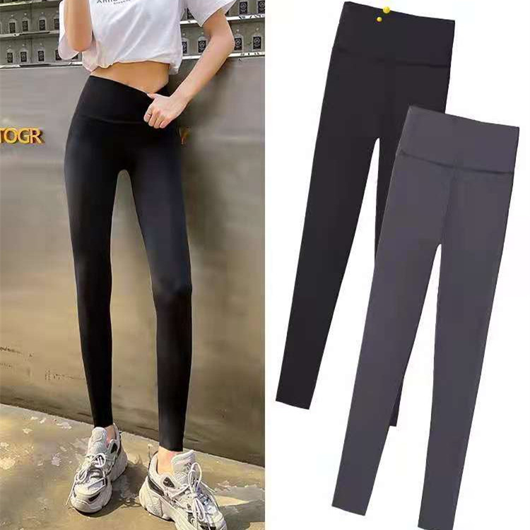 Polainas de piel de tiburón ropa exterior de las mujeres primavera y otoño verano vientre Delgado contracción cadera levantamiento flaco Barbie estiramiento yoga pantalones al por mayor