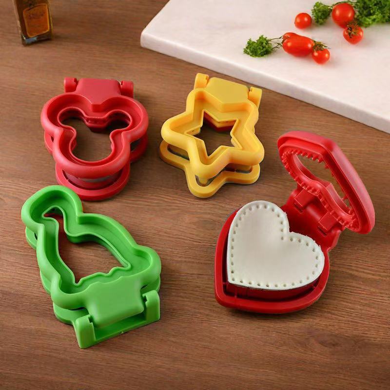 Sandwich bread cutter sandwich edge toast dinosaur heart DIY baking…