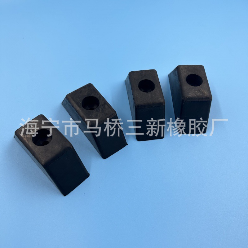 音响垫 橡胶减震器 缓冲垫 PC预制件橡胶块 梯形橡胶垫