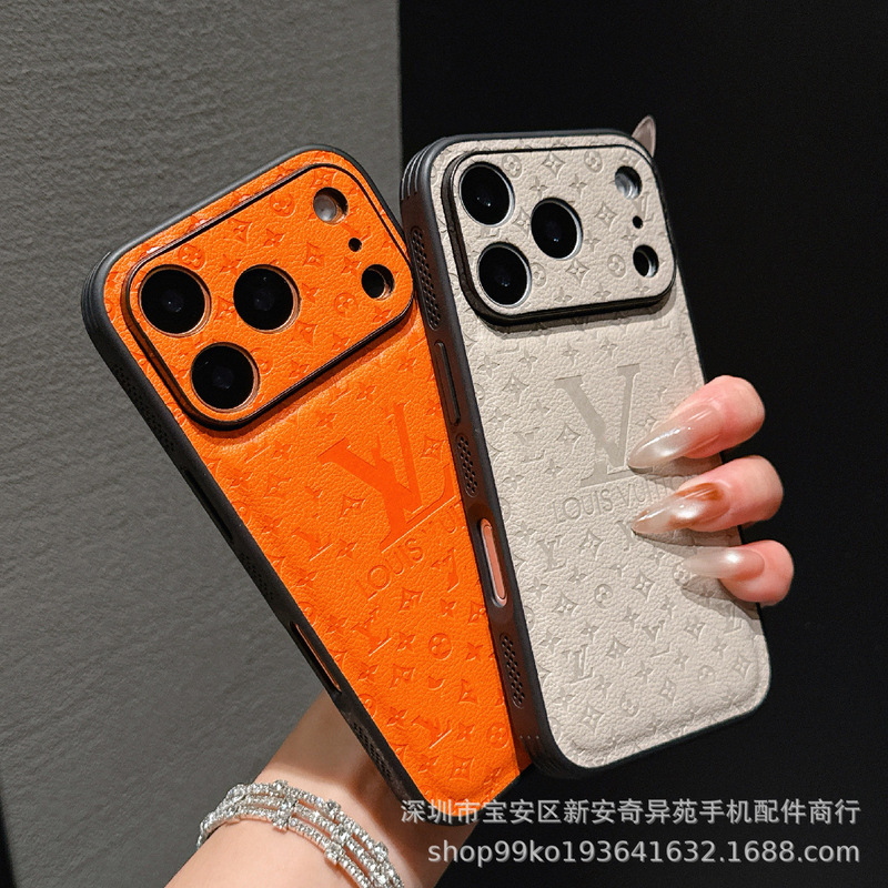 European and American Hot-Selling Cooling Mobile Phone Case Suitable for Iphone17Promax Accessible Luxury Air Cushion Anti-Fall Apple 16 Protective Case