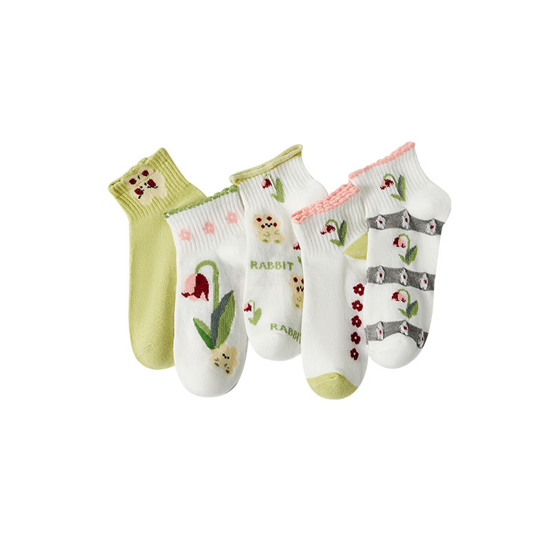 Calcetines puestos de verano al por mayor parejas de hombres y mujeres moda calle ins marca de moda calcetines invisibles bajos calcetines Zhuji