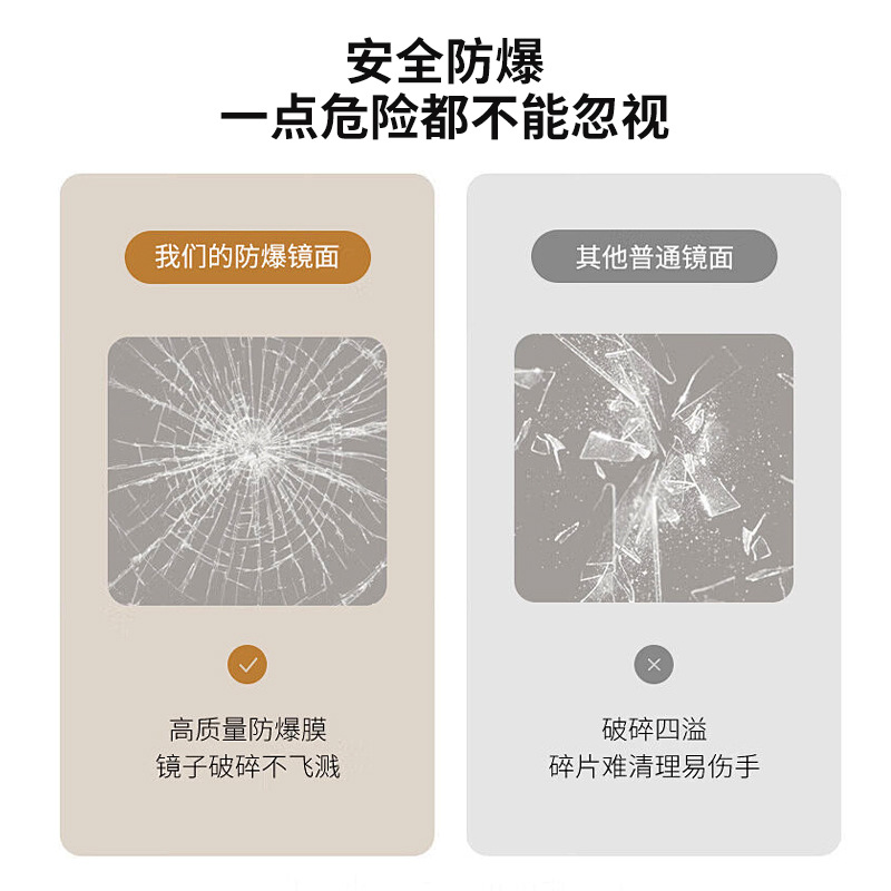 Redondo con lámpara para lavarse las manos inodoro colgado en la pared LED luminiscente espejo inodoro espejo inteligente espejo de baño