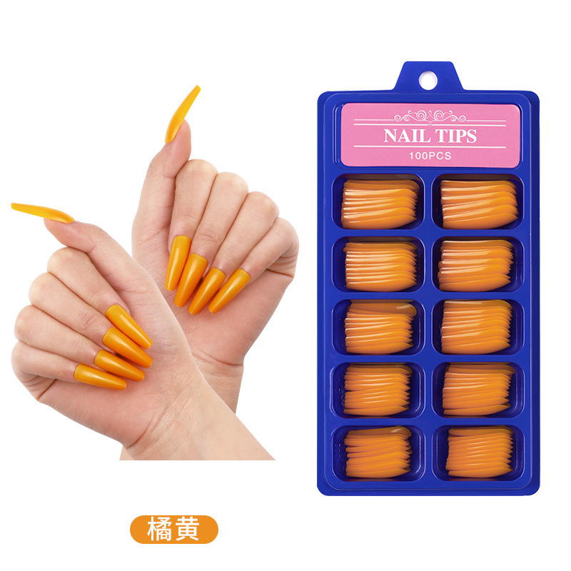 Fashion Solid Color Synthetics Nail Patches 1 Set Nail Supplies display picture 4