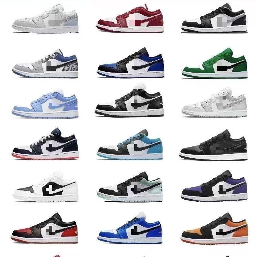 Putian AJ1 Low-top Ash Aj1 Black and White Basketball Shoes Toe All-match Men's and Women's Sports Couple Board Shoes Casual Shadow