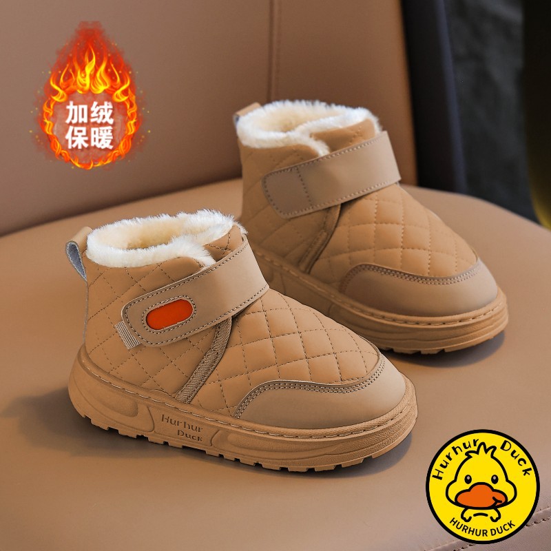 Botas de nieve para niños 2025 invierno nuevas botas de niñas con calentamiento de lana zapatos de algodón para niños zapatos de algodón para estudiantes primarios invierno image 7
