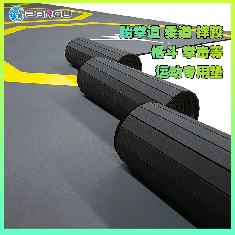 Factory Direct Sales Multifunctional Roll Mat Shock-Absorbing Cushioning for Taekwondo, Judo, Martial Arts, Professional Competition Quality