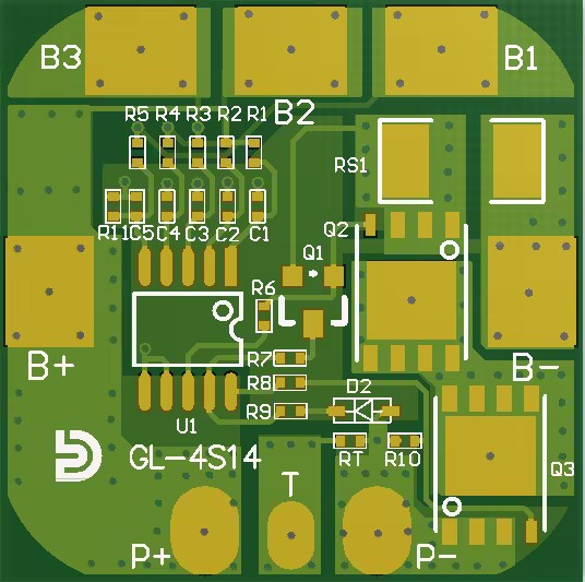 14500电池保护板，游戏手柄.美颈棒.扫描仪，可调电流参数电池盒