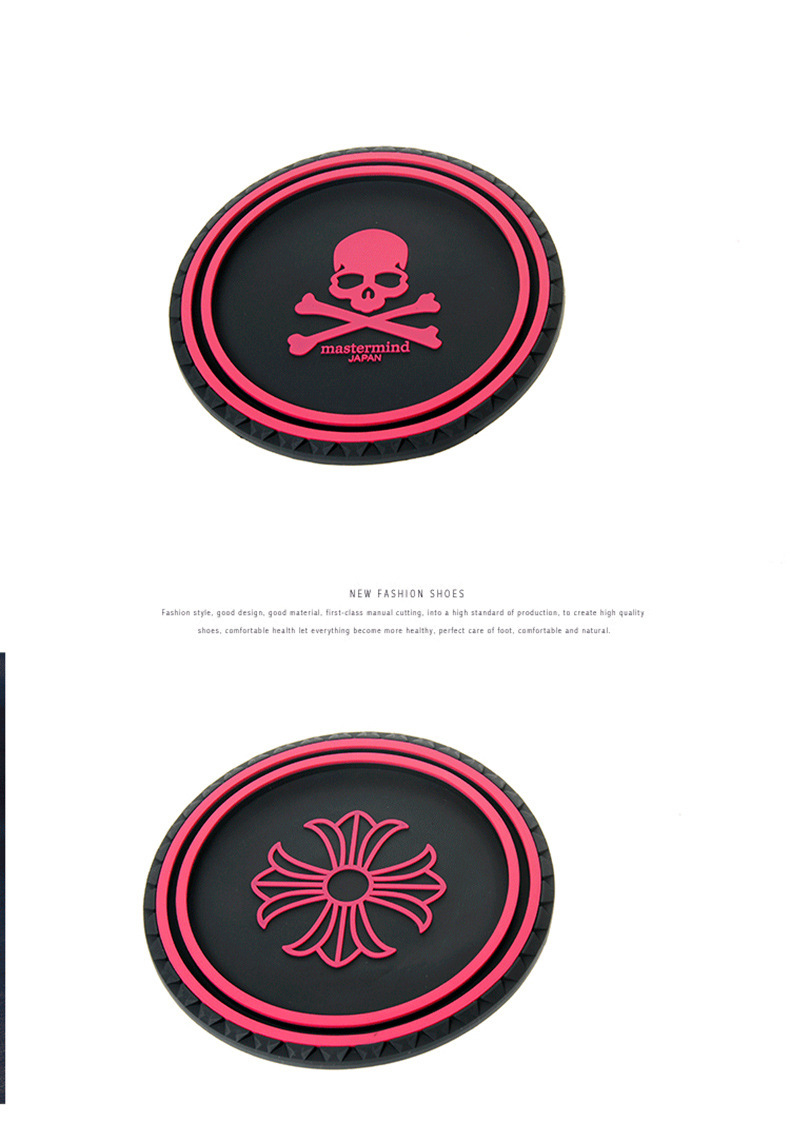 Car anti-slip mat, perfume ornament, car decoration sticker, diamond sticker, feather, sun-resistant, high-temperature resistant, diamond mat