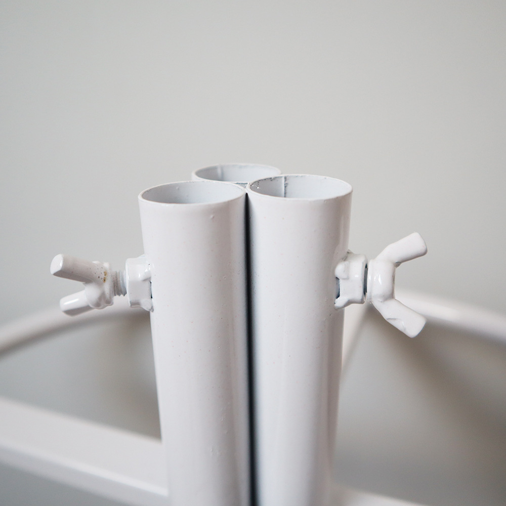 Piso de gran papel floral floral varilla base ventana de visualización floral varilla base suministros de boda floral varilla de apoyo suelo