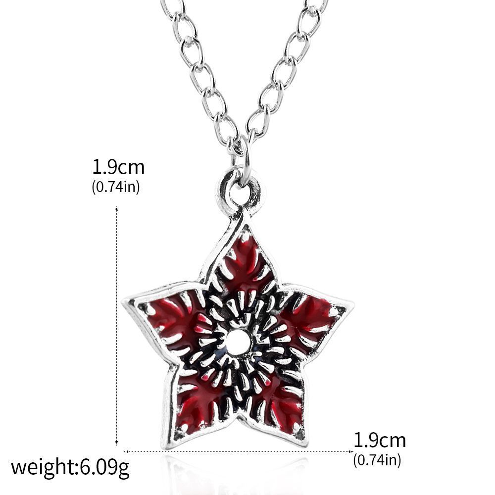 欧米映画・テレビ周辺グッズ「ストレンジャー・シングス」第5シーズン 26文字ワッフルキーホルダー 食人花ペンダント 輸入品