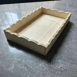 木质桌面收纳托盘化妆品置物木盒杂物零食整理储物宿舍家用