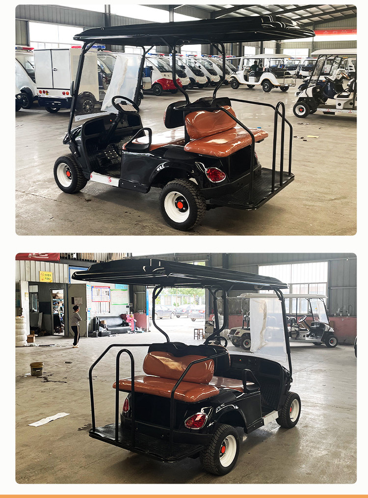 Foreign trade export electric golf cart tourist scenic spot homestay hotel tour self-driving reception ferry sightseeing bus