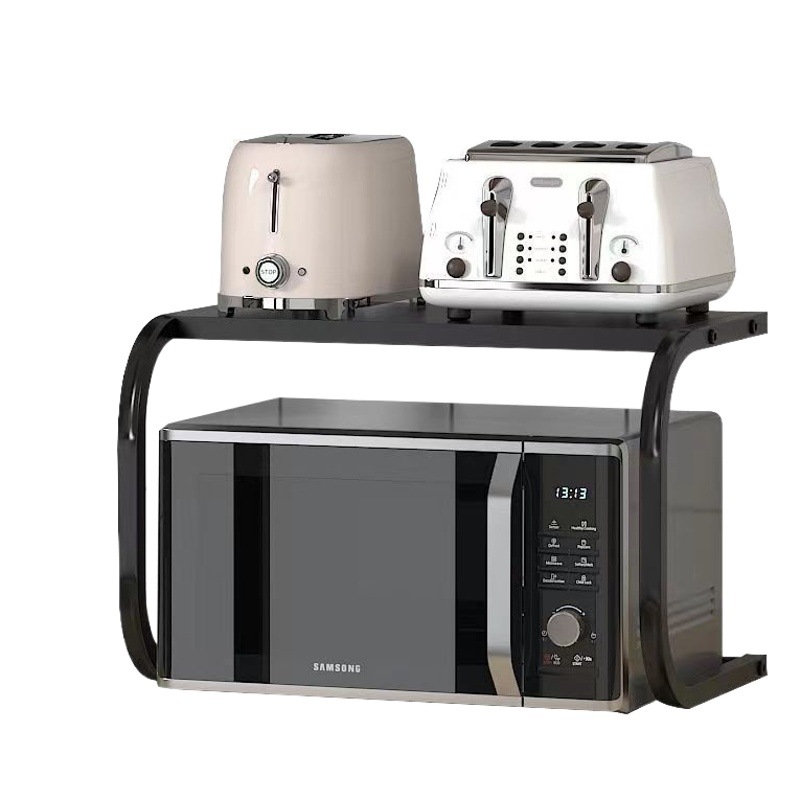 Microwave Oven Rack, Oven and Rice Cooker Stand, Double-Layer Countertop Storage Rack, Storage Shelf, Cabinet Kitchen Storage Rack