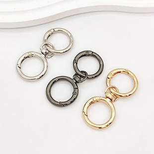 Bag shoulder strap chain connection buckle opening spring ring hardware accessories spring buckle key ring hook hook connection