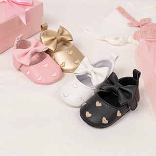 批发跨境货源婴儿鞋0-1岁女宝宝公主鞋软底防滑学步鞋baby shoes