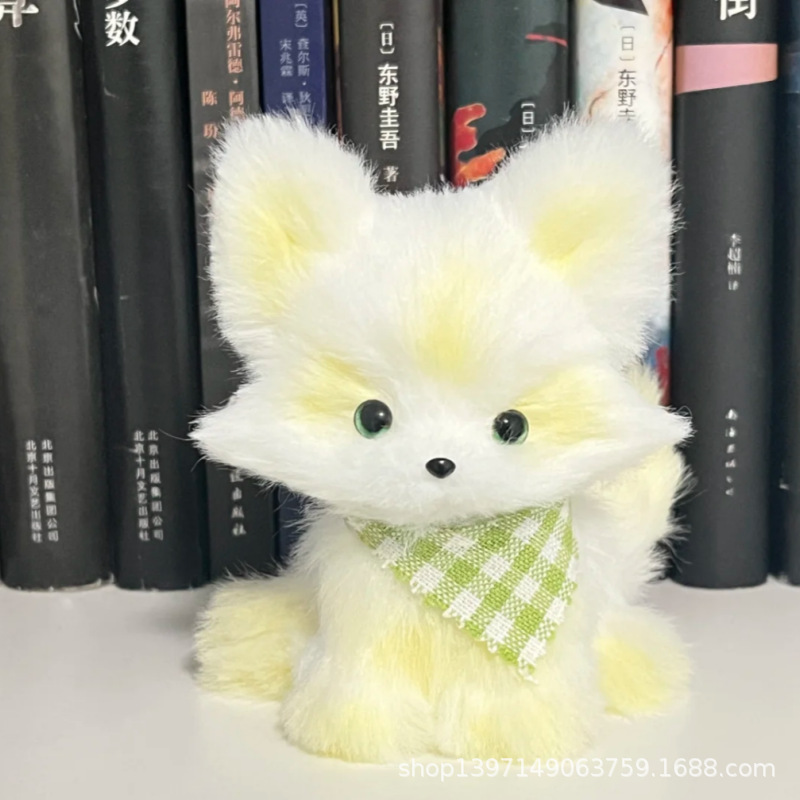 ねじり棒のキツネちゃんDIY材料バッグは簡単で、デスクトップに誕生日プレゼントをプレゼントします。|undefined