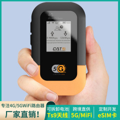 5G全ネット通ダブル周波数プラグesimカード無線ルータは4G cat 6を回転します。