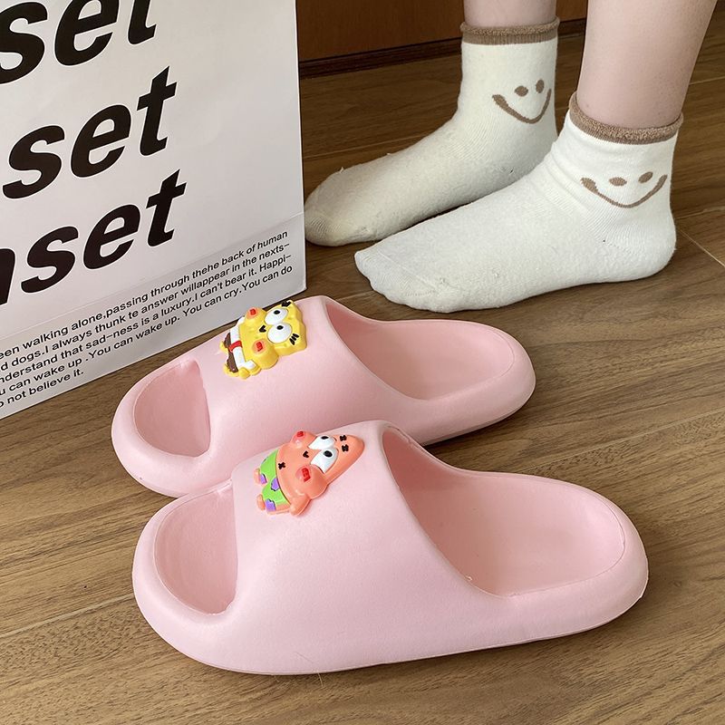 EVA 빵 슬리퍼 하이바오 핑크