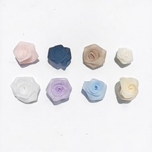 新款韩版手工布艺小花纱花配饰发夹配件 服装辅料胸花鞋花