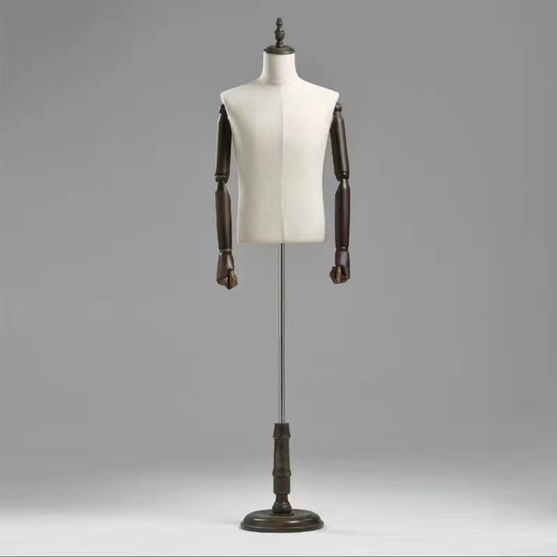 Modelo de ropa de hombre accesorios de mujer todo el cuerpo plataforma percha de ropa de ventana de hombre estante de exhibición de busto falso cuerpo humano tienda de ropa modelo rack