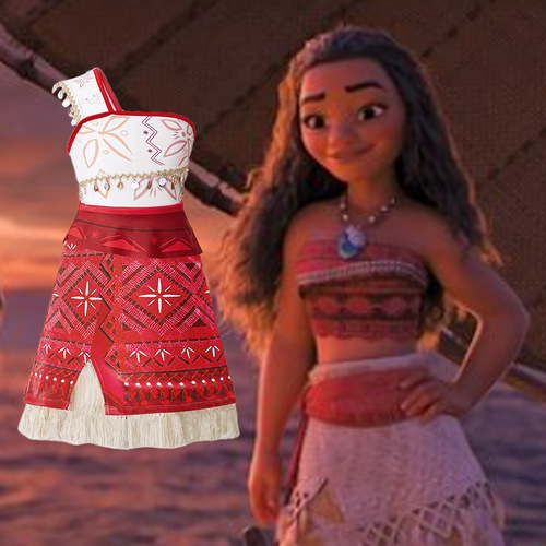 Descendants Mermaid Moana Cosplay Costume Stage Performance Outfit