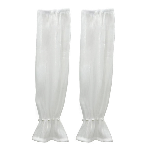 Lace sun protection sleeves for summer outdoor driving and riding large size sun protection ice sleeves loose sleeves ice silk pearl arm guards