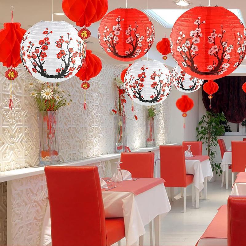 Christmas Halloween 18 Pcs Hibachi Party Decorations Chinese