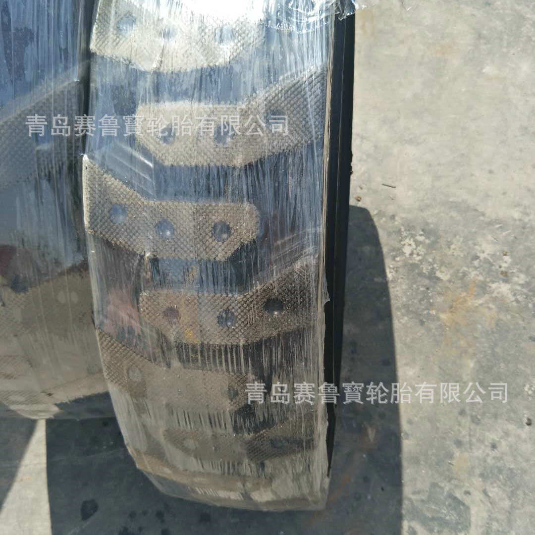 侧孔式配 腹板工程机械轮胎7.50-16实心叉车轮胎