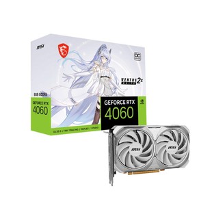 New Product Msi Geforce Rtx 4060 Ventus 2X White 8g Oc E-Sports Display