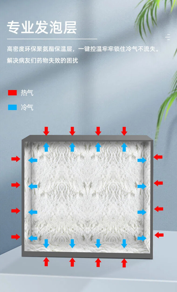 Pmg Car-Mounted Small Refrigerator, Medicine Refrigeration Box, Insulin Refrigeration Small Refrigerator, Growth Hormone 2-8 ℃ Refrigerated Box