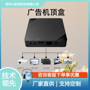 Lan Login-Free Information Playback Box with Template Advertising Set-Top Box Lan Advertising Information Release Box