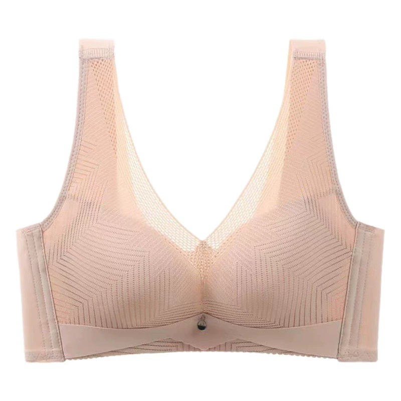 Shideman 6606 Тип жилета без стального кольца средней толщины собранное нижнее белье боковой закрытый аксессуар поддержка верха молока анти-провисание бюстгальтер оптом