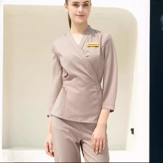 Factory wholesale high-end medical beauty health center SPA spa month center ear massage SPA Uniform uniform